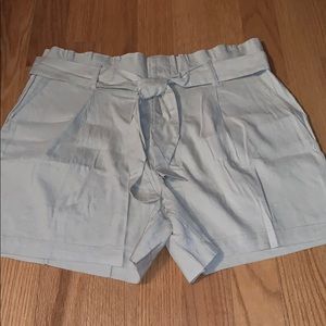 INC Women’s Paper Bag Khaki Mid Rise Shorts XL